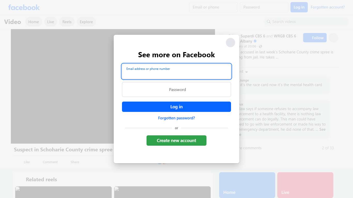 The suspect accused in last week’s Schoharie County crime spree is now speaking from jail. He takes full responsibility of his actions that day. He says he was on a suicide mission. His family alerted law enforcement that he was suicidal and feared something would happen. ▶️ Full story. | Briana Supardi CBS 6 | Facebook